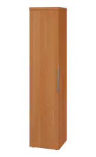 SIN 5 - 4D kancelářská skříň, 1-dveřová, levá, 1820x400x400, olše jantar